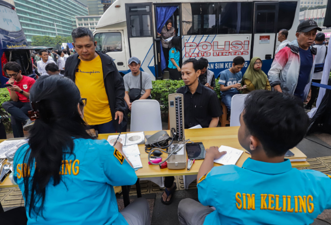 Schedule and Locations for Mobile Driver's License Services in Jakarta, Saturday 1 August 2026