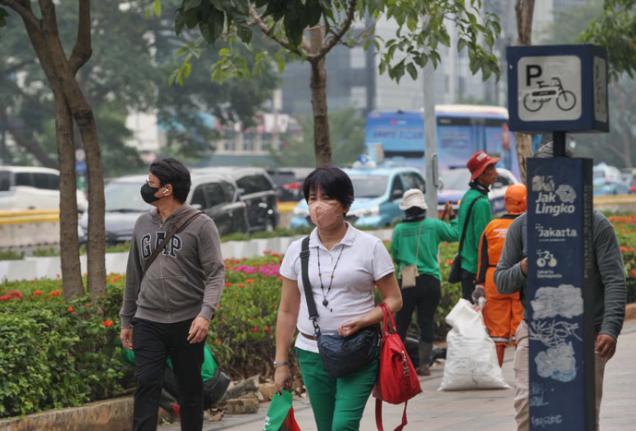 Jakarta Air Quality Ranked Third Worst in the World on Saturday Morning