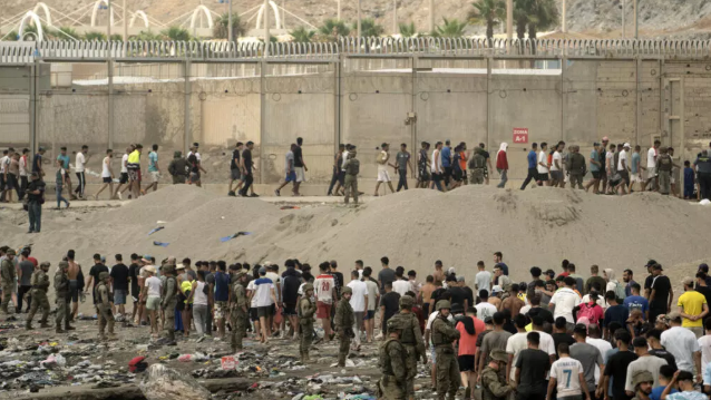 Residents Clash with Moroccan Immigrants in Ceuta