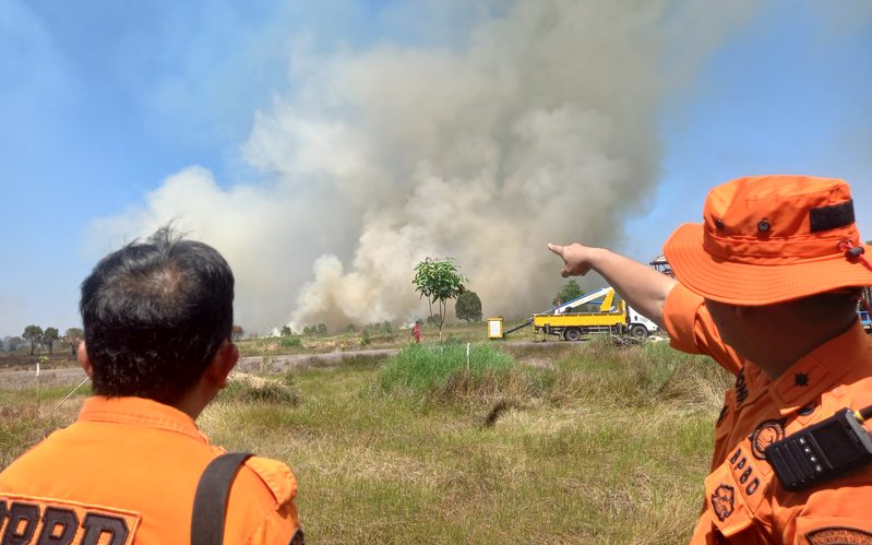 Coordinating Minister for Politics and Security Monitors Forest Fires in South Kalimantan; Walhi Reveals 74% of Hotspots Located in Corporate Concessions