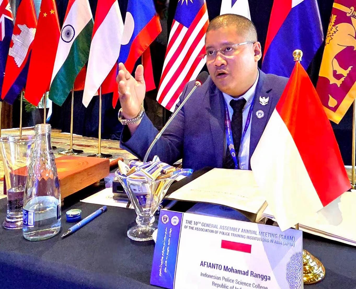 Indonesian National Police Strengthen Global Role at 10th APTA Conference in Mongolia