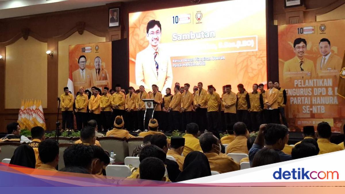 Ahmad Dahlan Officially Leads Hanura NTB, Targets Iqbal's Second Term
