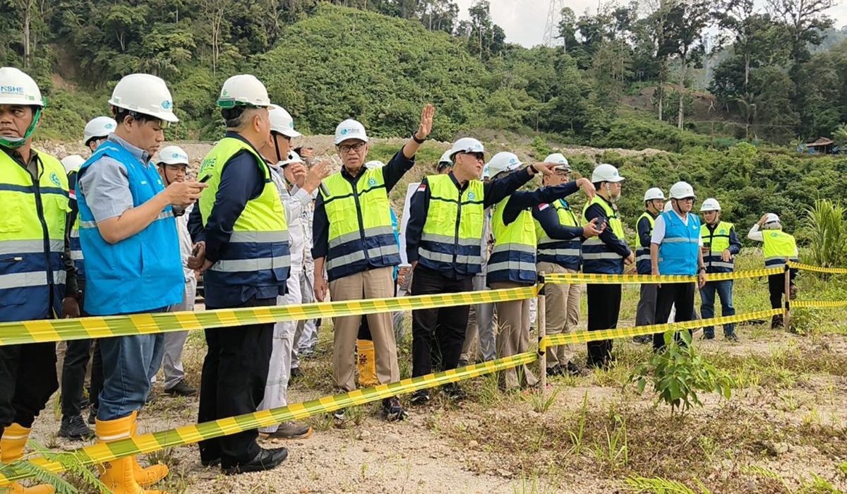 Deputy Minister of Energy and Mineral Resources Inspects 510 MW Batang Toru Hydroelectric Project in South Tapanuli