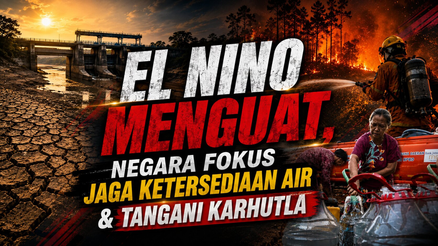 El Niño strengthens, nation focuses on maintaining water availability and managing forest fires