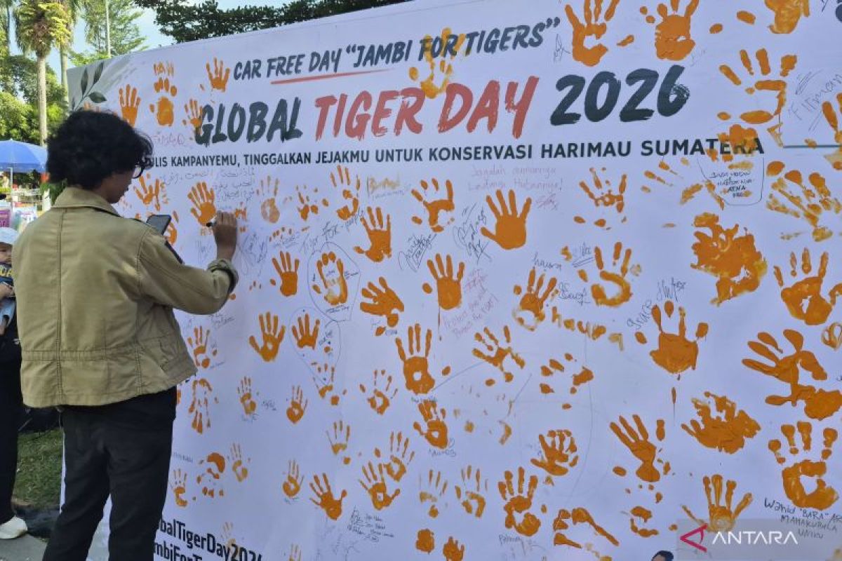 Jambi marks Global Tiger Day with conservation call