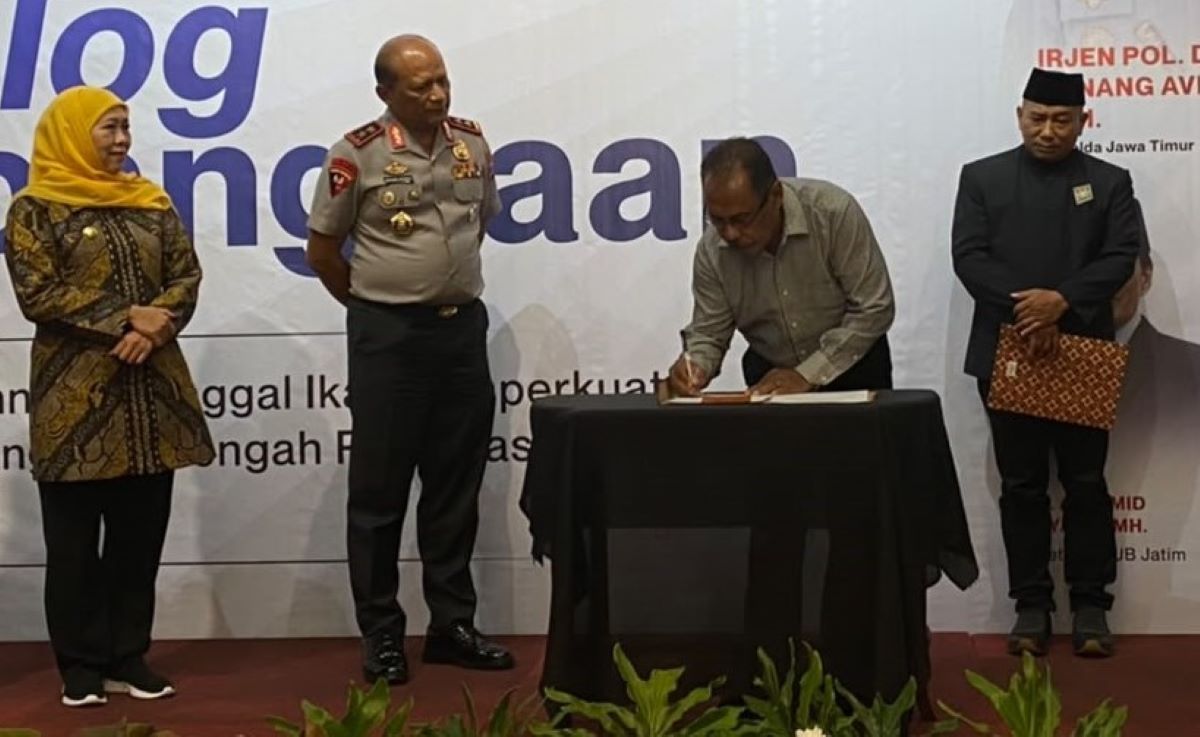 East Java Community Elements Declare Peace to Prevent Polarisation