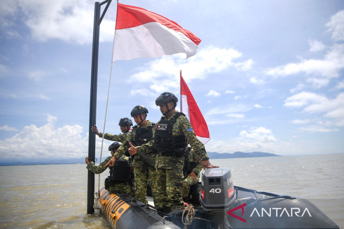 On Sebatik, marines guard Indonesia's frontier and support local communities