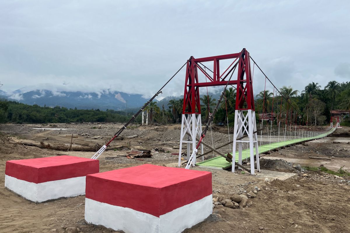Reje Payung Suspension Bridge Completed, Reconnecting Two Villages in Central Aceh