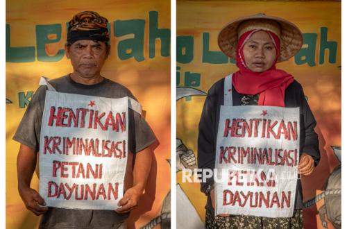 Farmers Protest Alleged Criminalisation at Central Java Police Headquarters