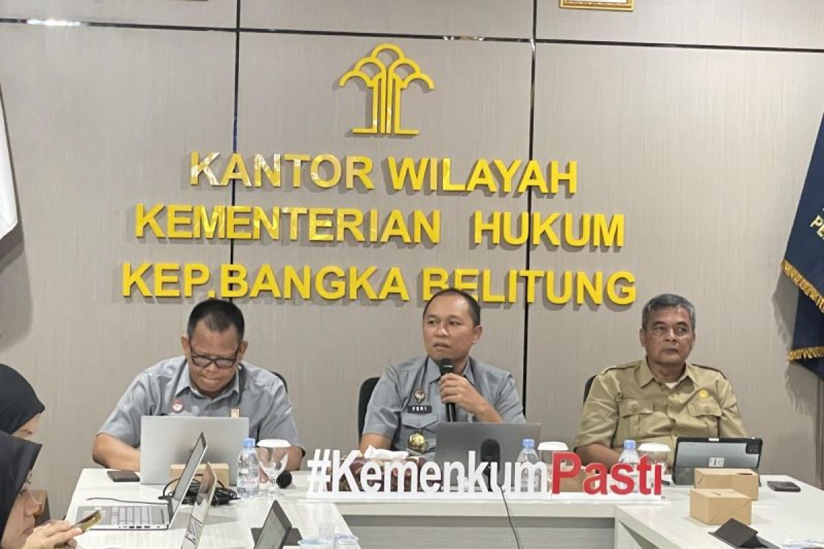 Ministry of Law Harmonises Five Central Bangka Draft Regulations