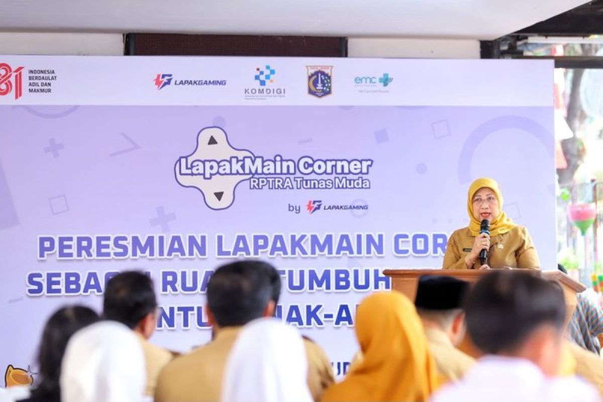 Jakarta Government Launches 'LapakMain Corner' at RPTRA Tunas Muda to Support Child Development in the Digital Era