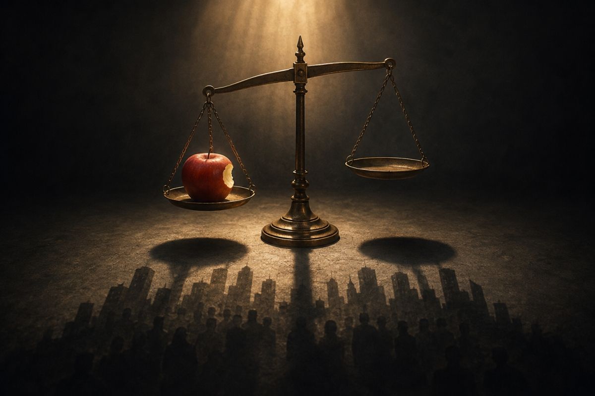A Single Bite of an Apple