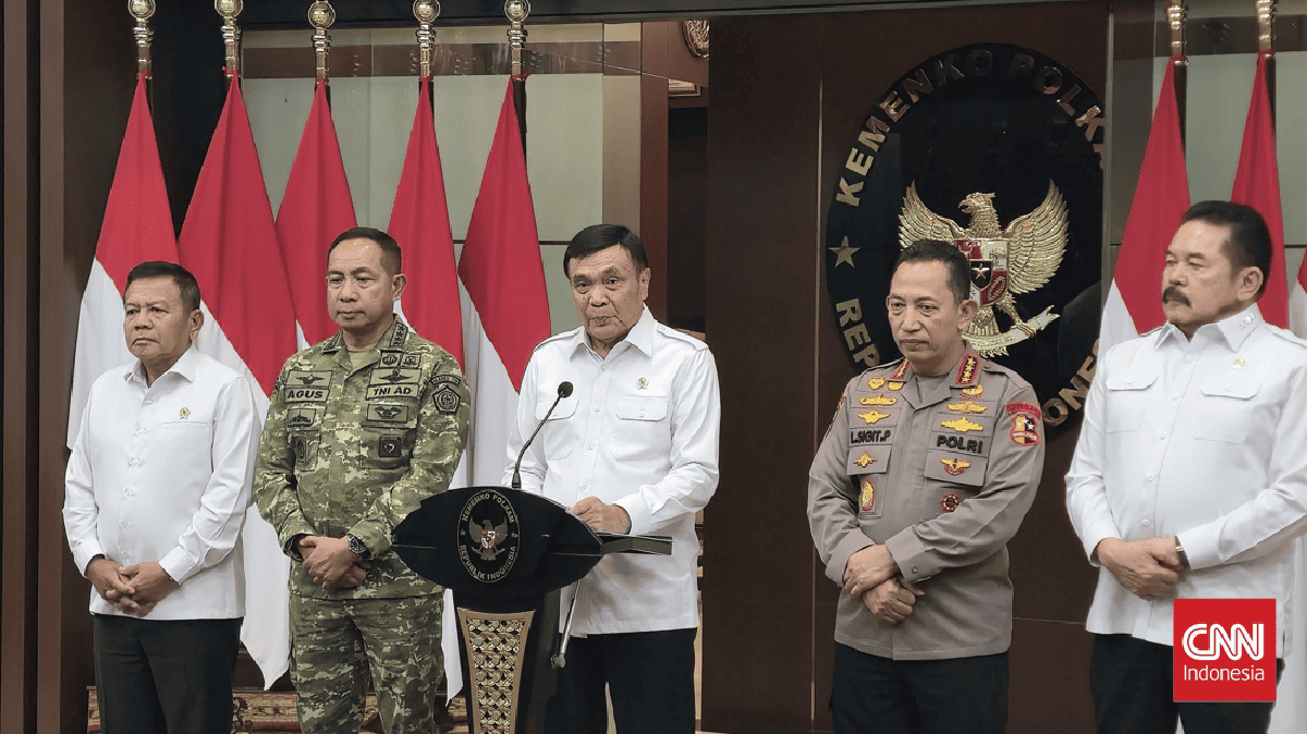 Coordinating Minister for Political and Security Affairs Affirms Demonstrations Are Permitted, Anarchic Actions Prohibited