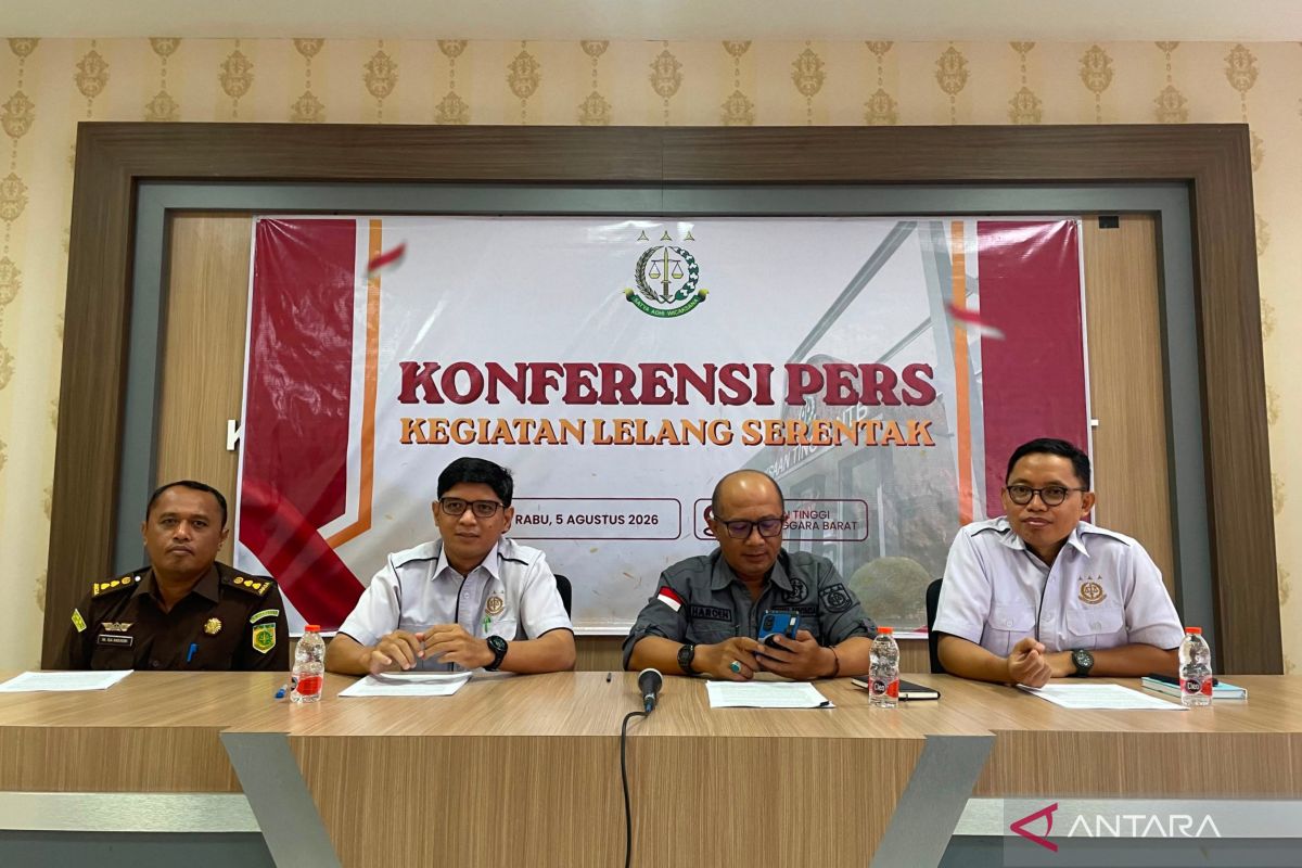 NTB High Prosecutor's Office Auctions Seized Assets Worth IDR 3.1 Billion
