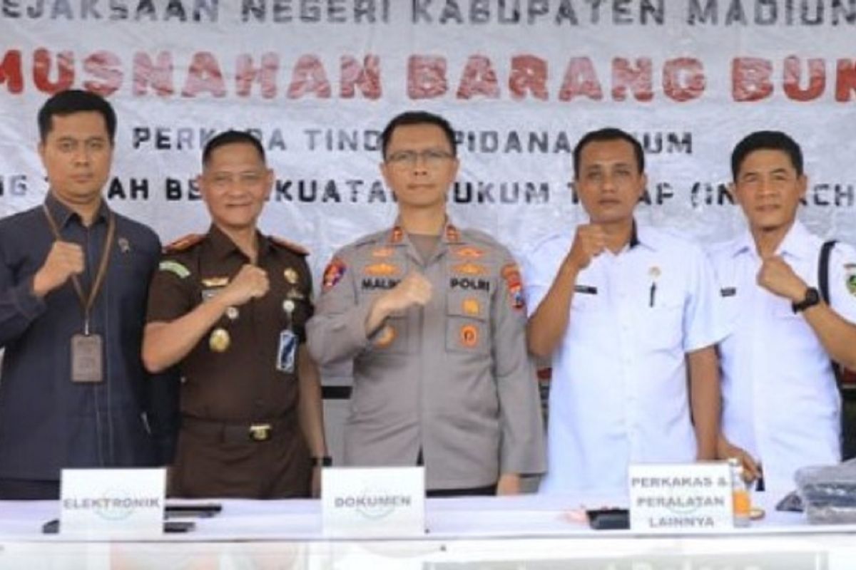 Madiun District Attorney's Office Destroys Evidence from 21 Criminal Cases
