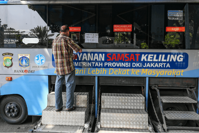 Mobile Samsat Locations in Greater Jakarta Today, Thursday 6 August 2026