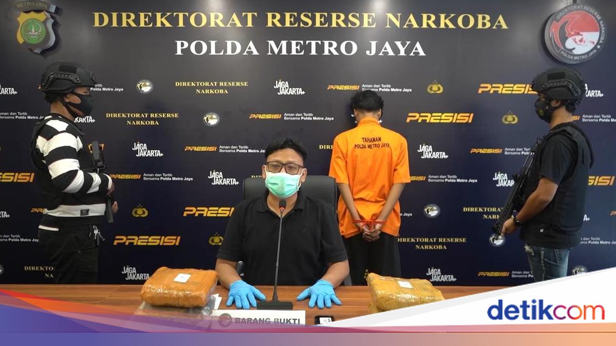 Metro Jaya Police Arrest Drug Dealer in West Jakarta, 4 Kg of Cannabis Seized