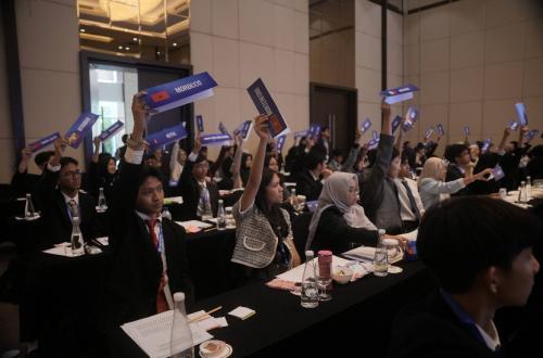 Hundreds of Students from Various Regions Discuss Global Issues at AYIMUN Depok