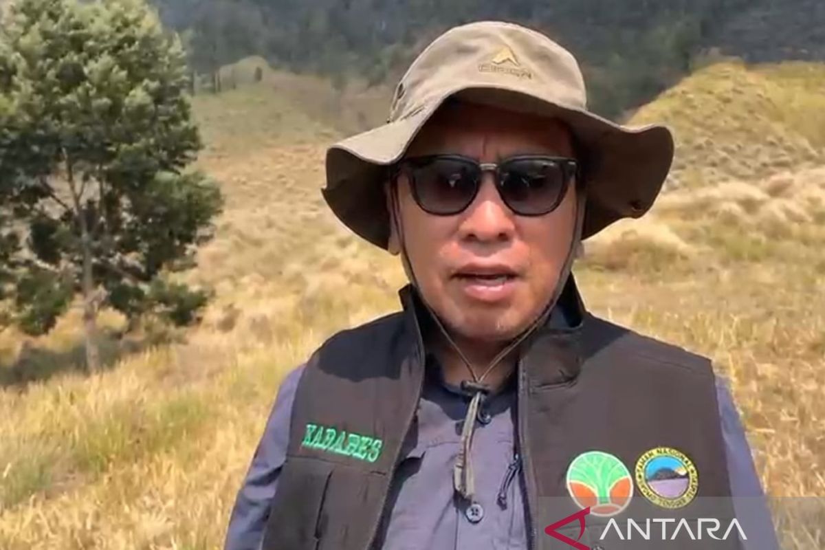 TNBTS Maximises 'Drone Water Spray' to Tackle Bromo Fire