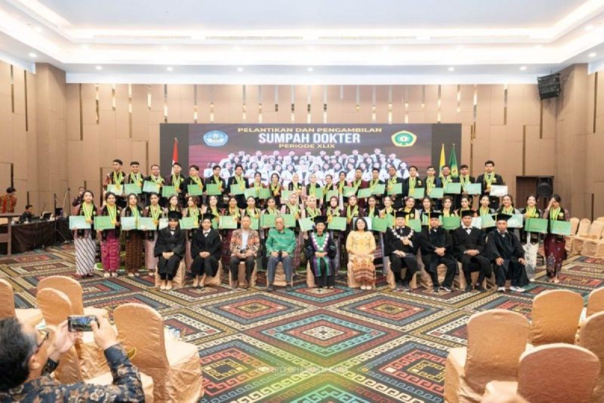 45 Undana medical graduates sworn in to serve remote areas of NTT