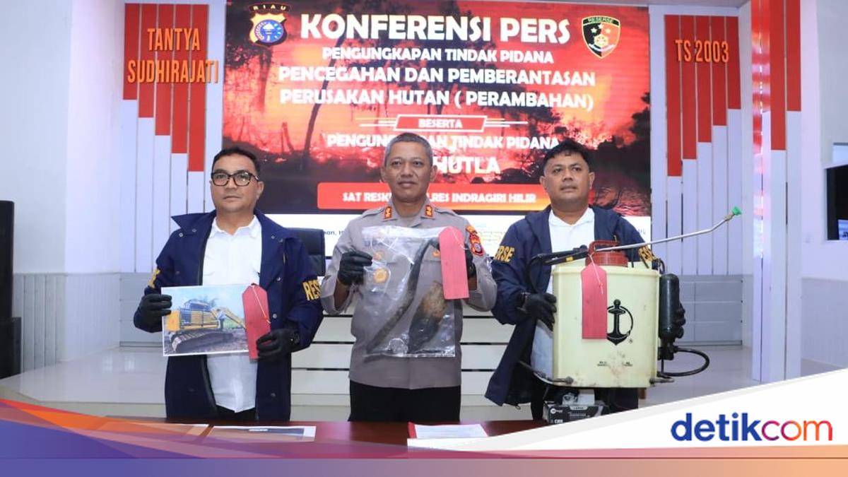 Inhil Police Crack Down on Forest Encroachment and Land Burning, Two Named Suspects