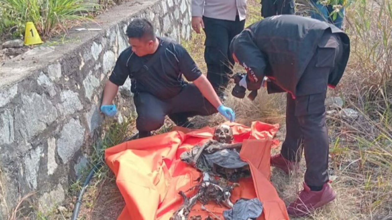 Human Skeleton Discovered After Land Fire in Tanjungpinang