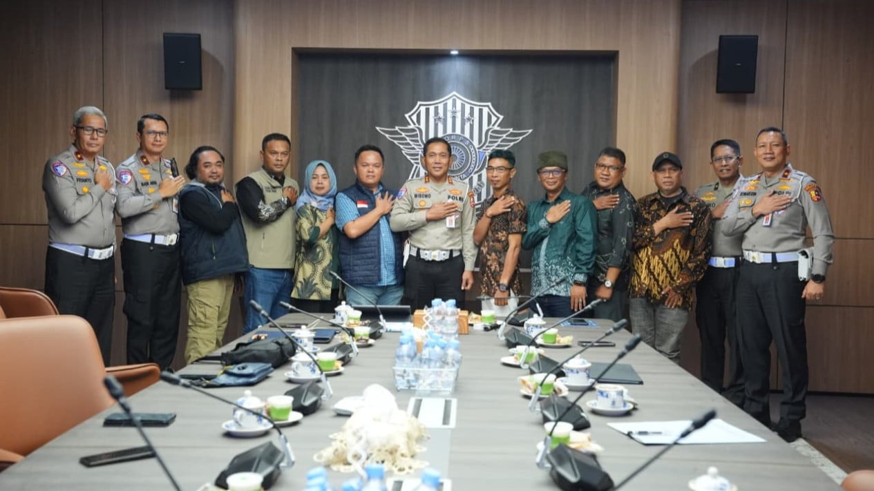 National Police Traffic Corps Invites Online Motorcycle Taxi Drivers to Become Traffic Safety Partners