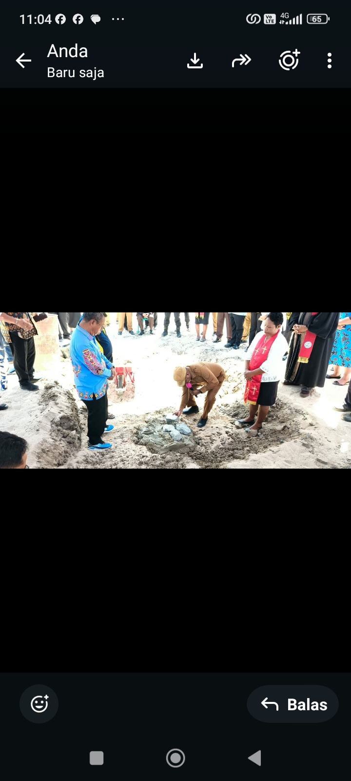 Sorong Mayor Lays First Stone for GKI Training Centre in Tanah Papua