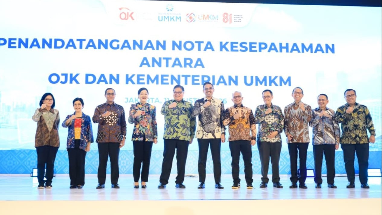 OJK and Ministry of MSMEs Form Financing Task Force to Boost Small Business Growth