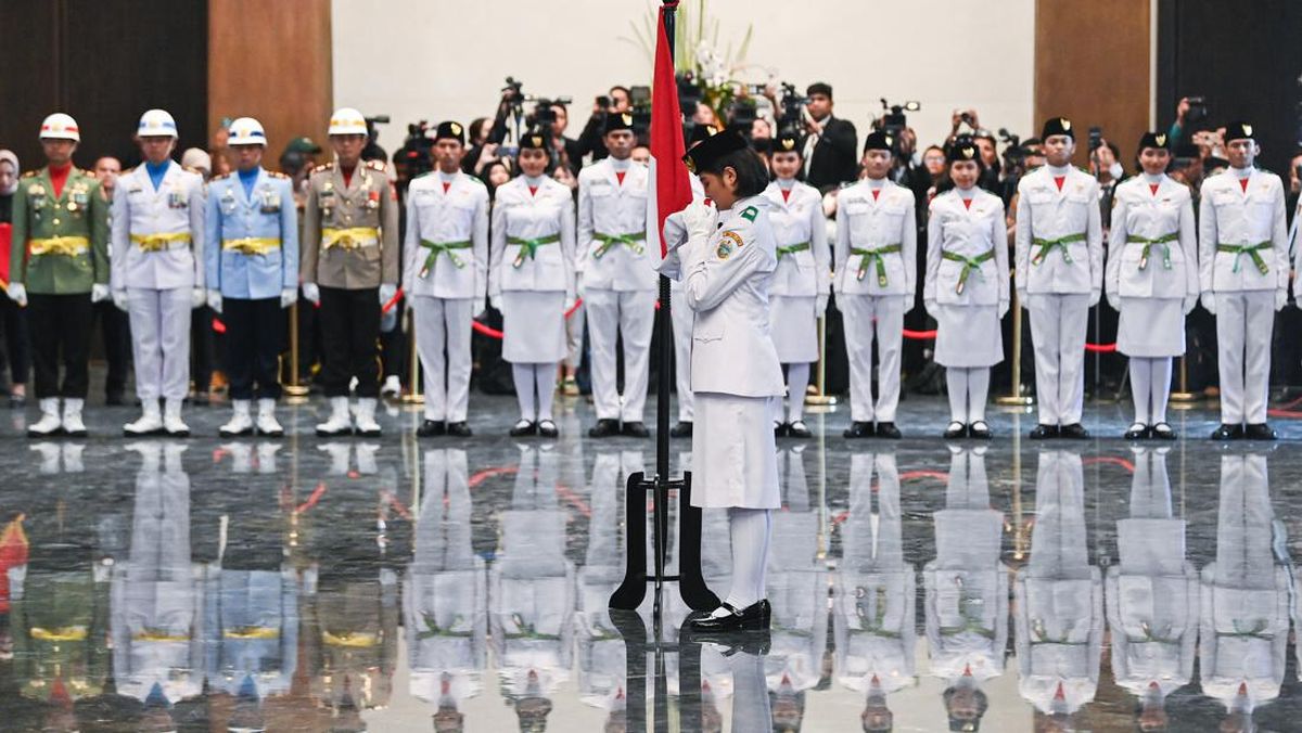 Sekolah Rakyat Student Joins Paskibraka for 81st Independence Day at Palace