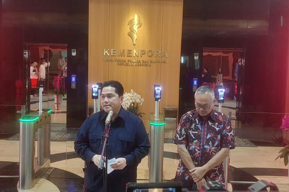 Erick Thanks Prabowo for Kemenpora Transformation