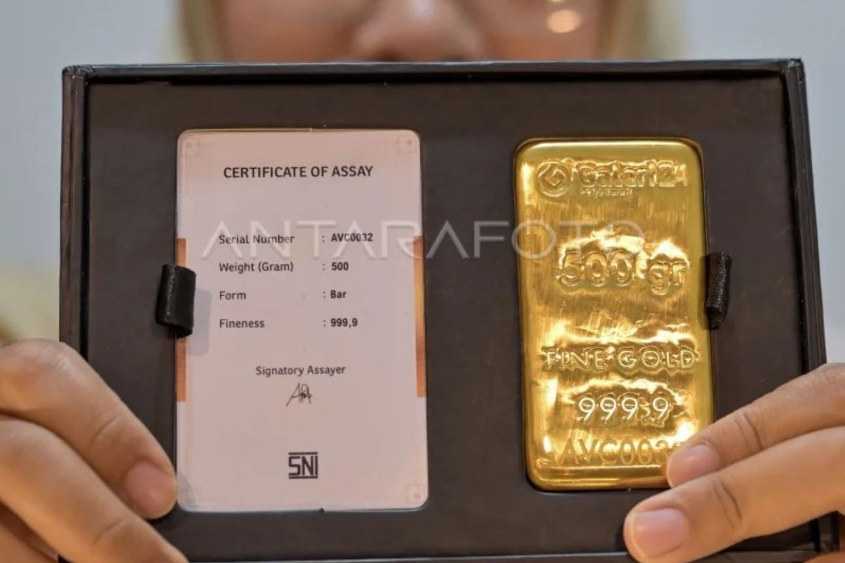 Gold Prices for Three Brands at Pegadaian Rise in Unison on Thursday