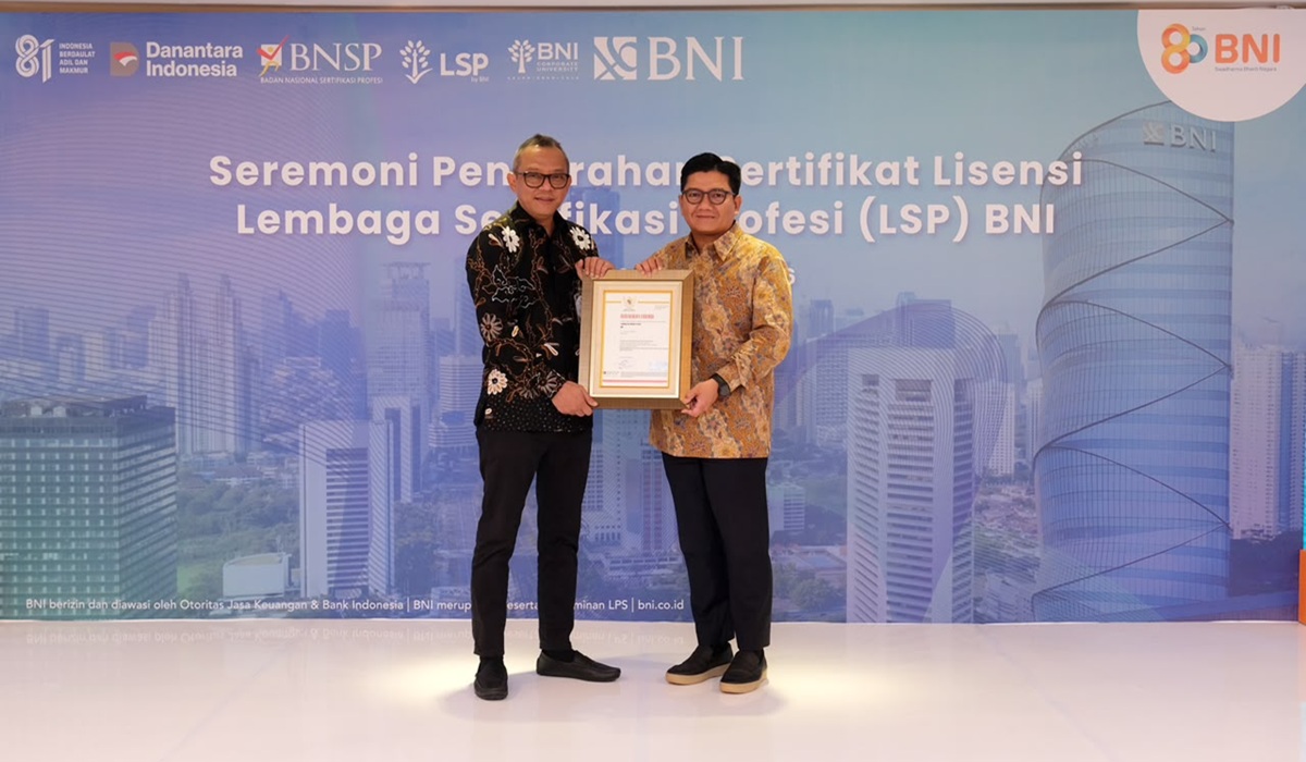 BNI Strengthens Human Resources Through BNSP Licence and International ISO Standards