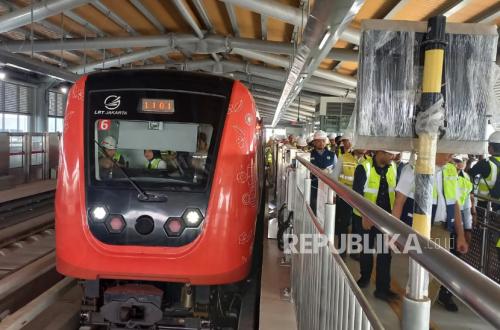 Pramono Confirms Jakarta LRT Velodrome-Manggarai Ready for Operation