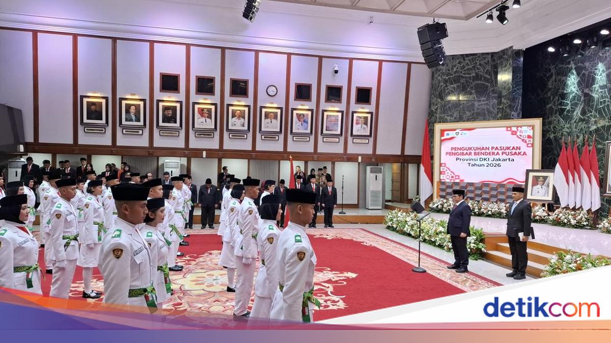 44 Jakarta Paskibraka Inaugurated, Pramono Entrusts Message on Integrity