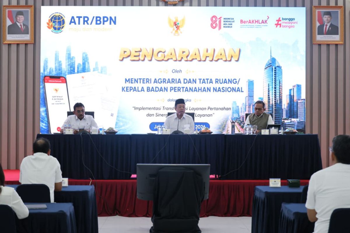 Minister Nusron: Service transformation requires shared commitment