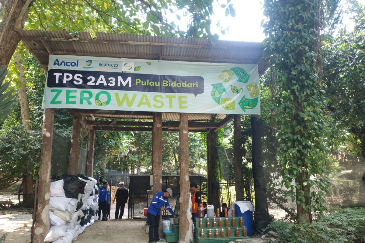 Bidadari Island manages waste shipments from Jakarta