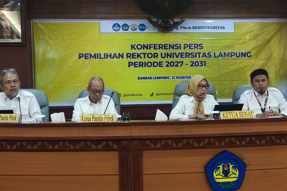 Lampung University Opens Registration for 2027–2031 Rector Candidates