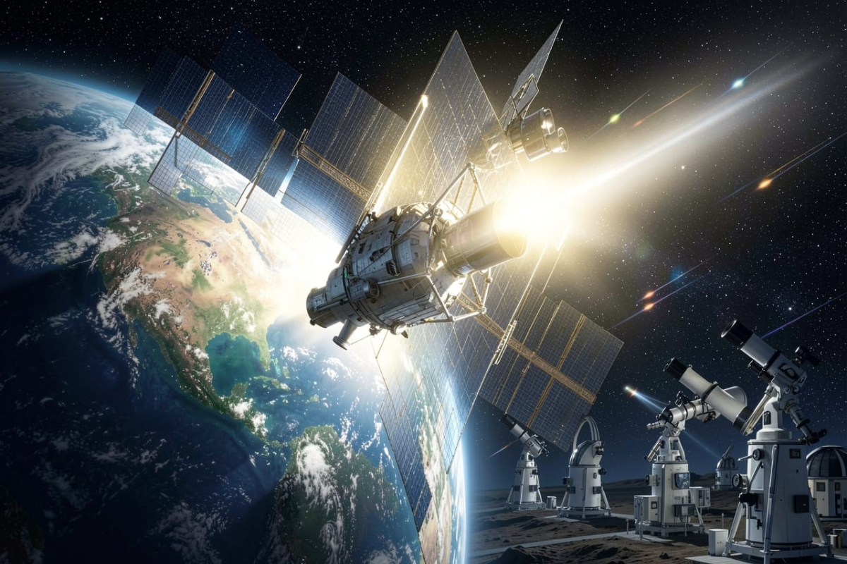Sunlight-Reflecting Satellites Spark Concern Among Astronomers
