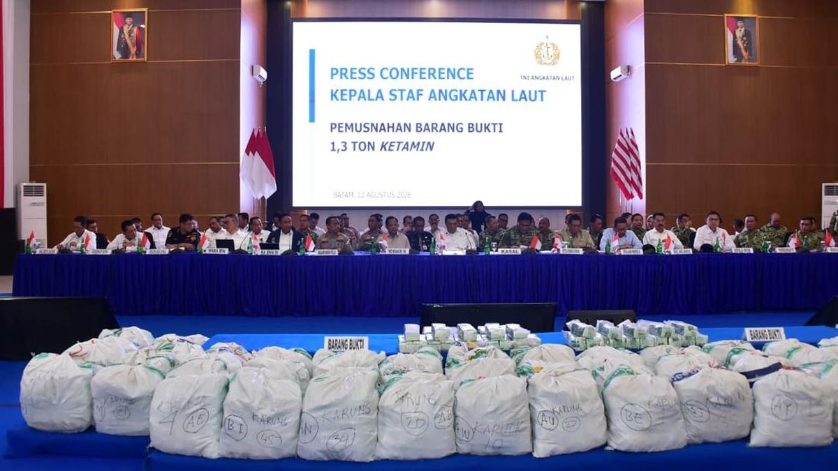Eight MV King Sun Crew Members Detained in Jakarta Over 1.3 Tonnes of Ketamine