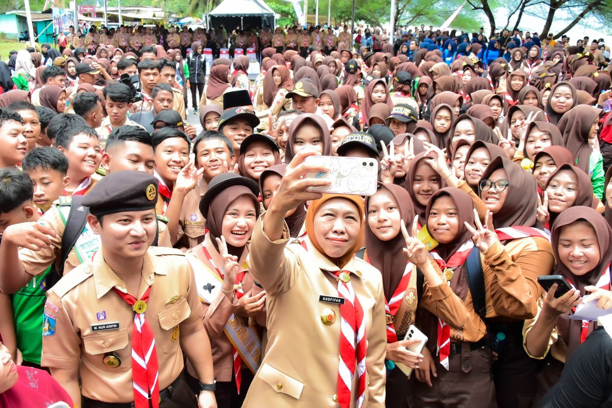 Khofifah calls on East Java Scouts to drive food self-sufficiency