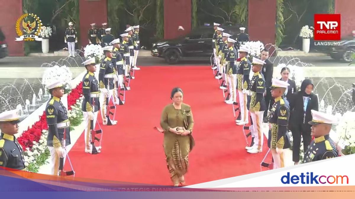 Puan Maharani Arrives in Olive Green Kebaya for 2026 Annual and Joint Session