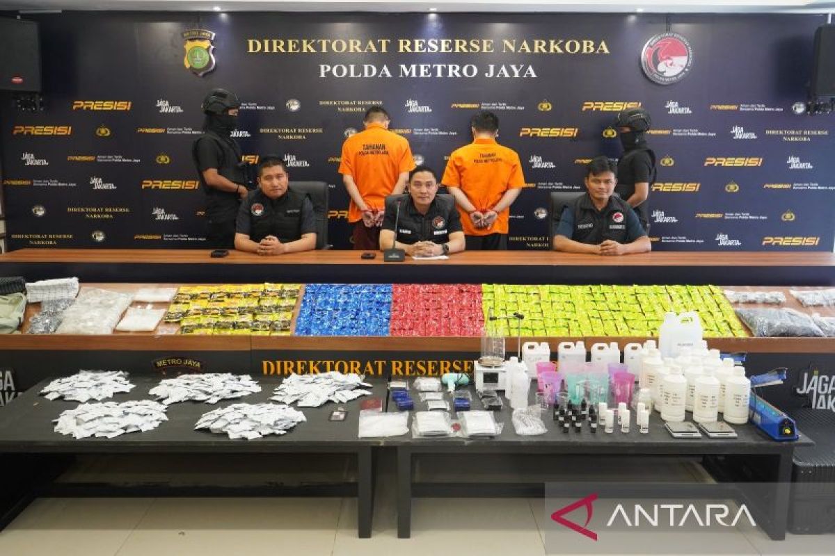 Polda Metro Jaya dismantles international etomidate laboratory network