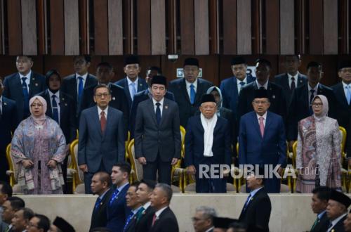 Party Leaders Attend MPR, DPR, DPD Annual Session; Megawati Absent