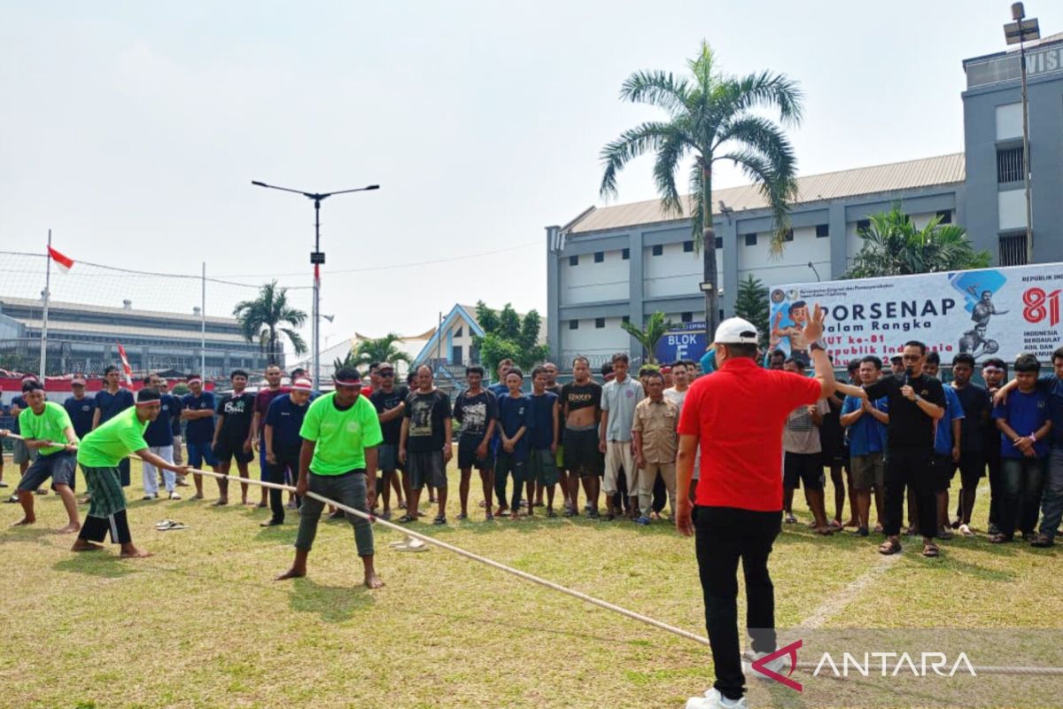 Cipinang Prison Holds Various Competitions for Inmates to Celebrate 81st Independence Day
