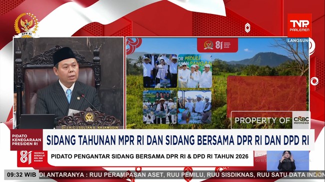 DPD Applauds Central Government's Regional Spending in Front of Prabowo