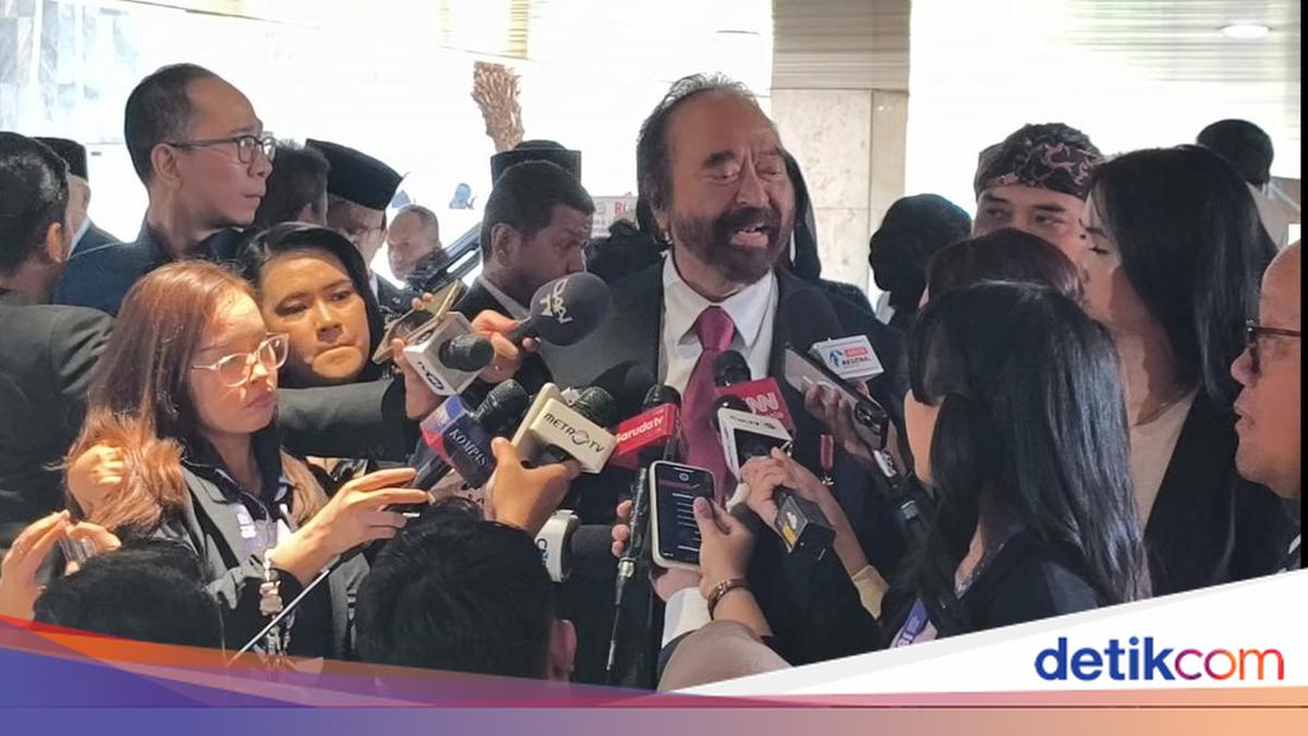 Surya Paloh on Prabowo's Speech: Better to Be Optimistic Than Skeptical