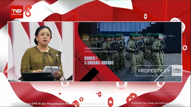 Speaker Puan Highlights Legal Issues, Layoffs, and Regional Budgets in DPR Plenary