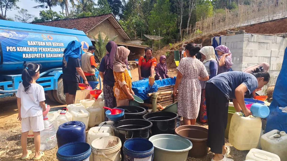 BPBD Cilacap Distributes 1.4 Million Litres of Clean Water to 28,000 Residents Amid El Niño Drought