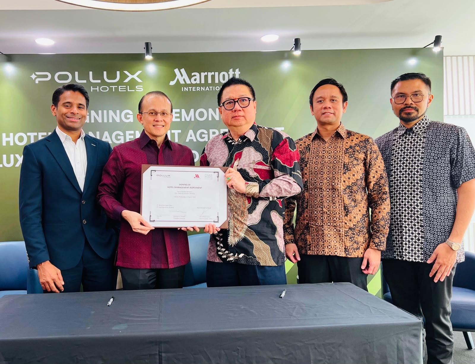 Pollux Hotels Partners with Marriott International to Expand Hospitality Market in Indonesia